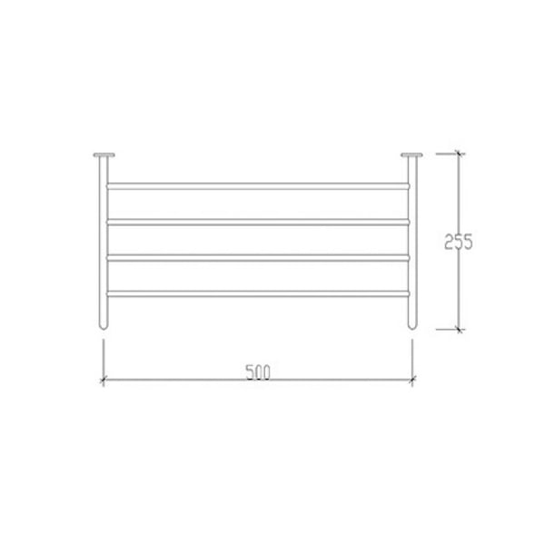 Ραφιέρα για πετσέτες Raf 45x26 cm 74119